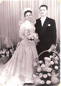 MARIAGE 30 MARS 1957 MICHELINE VALVERDE ET DE JEAN MASEGOSA 001